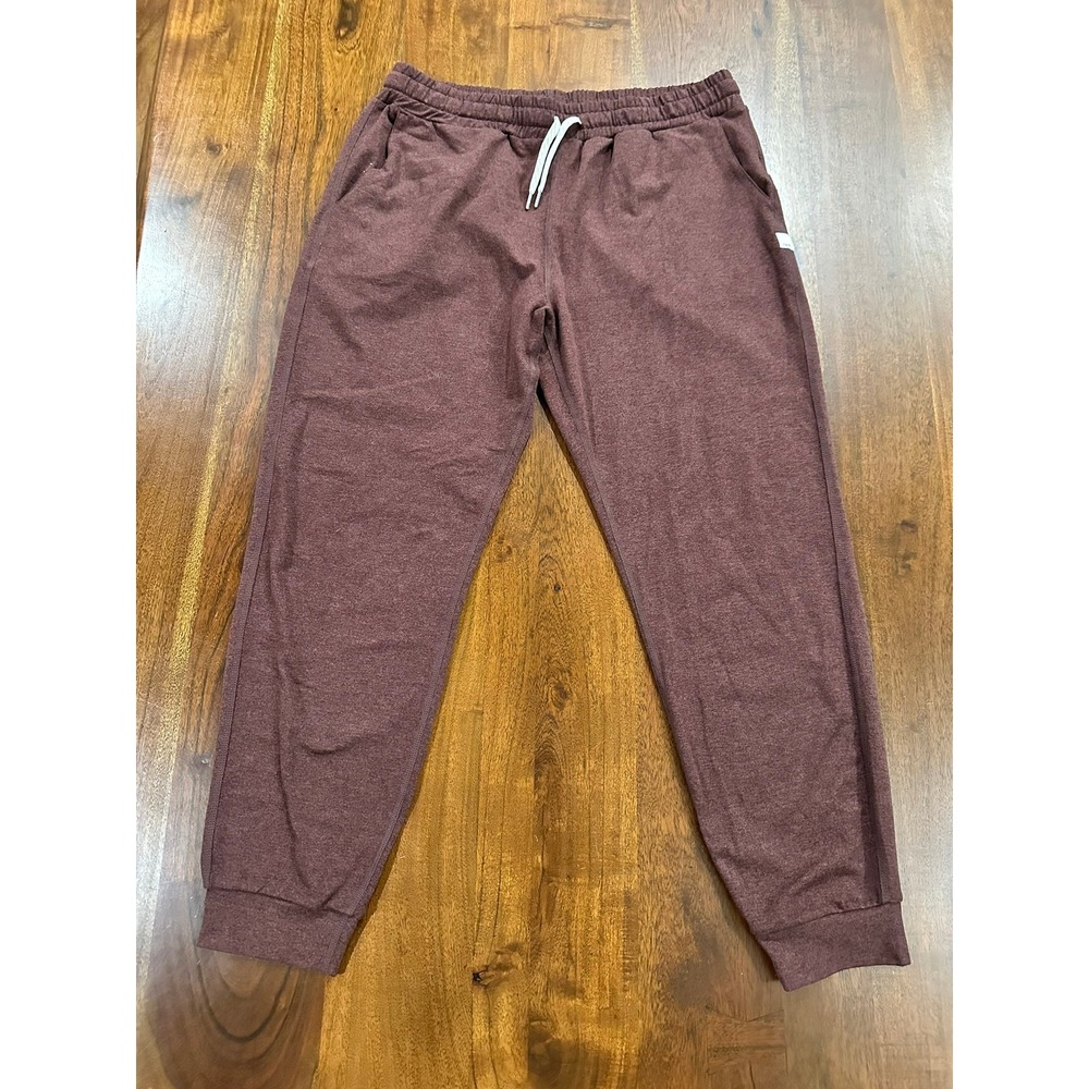 Vuori Performance Jogger Burgundy Heather DreamKnit Pants VW303 Size L